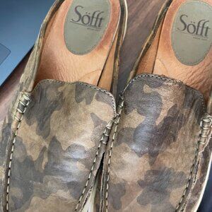 Sofft Sommers III Camo Leather Slip on - Casual Comfort (Men's Size 8)